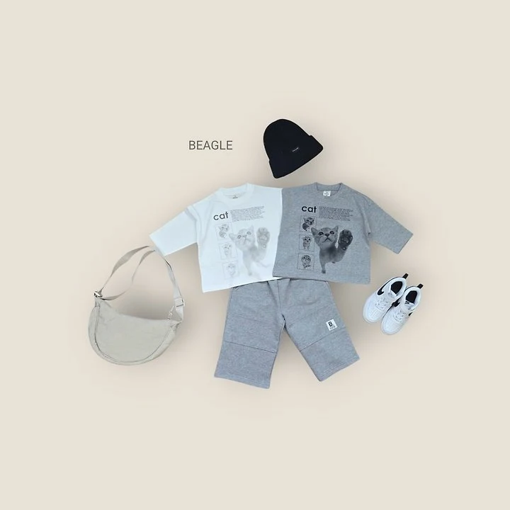 Beagle - Korean Children Fashion - #designkidswear - Kitty Punch Tee - 8