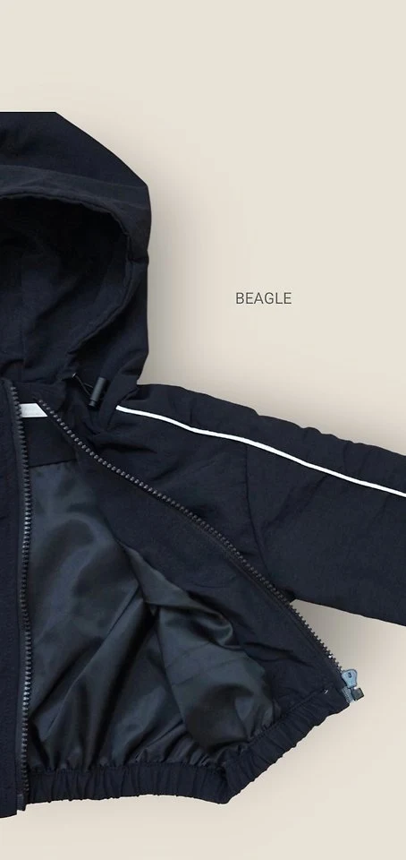 Beagle - Korean Children Fashion - #discoveringself - Side Stripe Windbreaker Jacket - 7