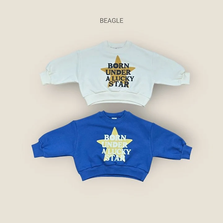 Beagle - Korean Children Fashion - #discoveringself - Star Crop Sweatshirt - 2