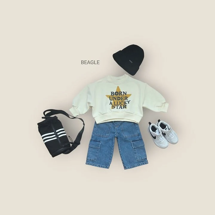 Beagle - Korean Children Fashion - #kidsstore - Star Crop Sweatshirt - 5