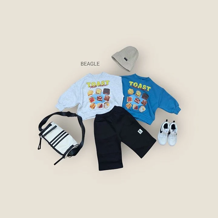 Beagle - Korean Children Fashion - #kidzfashiontrend - Toast Sweatshirt - 7