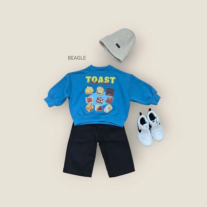 Beagle - Korean Children Fashion - #littlefashionista - Toast Sweatshirt - 9