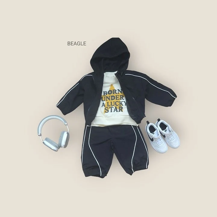 Beagle - Korean Children Fashion - #littlefashionista - Star Crop Sweatshirt - 8