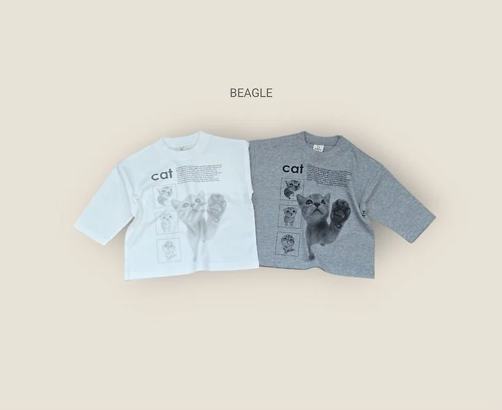 Beagle - Korean Children Fashion - #littlefashionista - Kitty Punch Tee