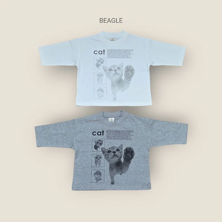 Beagle - Korean Children Fashion - #magicofchildhood - Kitty Punch Tee - 2