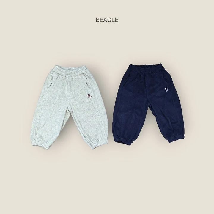 Beagle - Korean Children Fashion - #minifashionista - Beagle Terry Jogger Pants