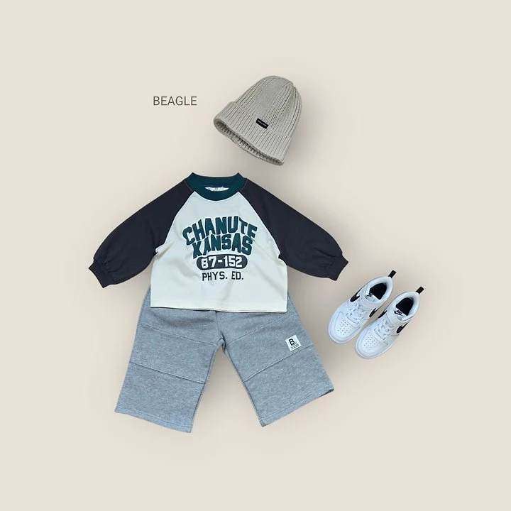Beagle - Korean Children Fashion - #minifashionista - Kansas Raglan Tee - 8