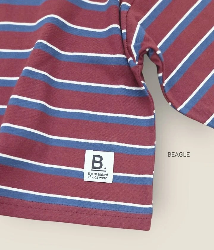 Beagle - Korean Children Fashion - #minifashionista - Campus Stripe Tee - 6