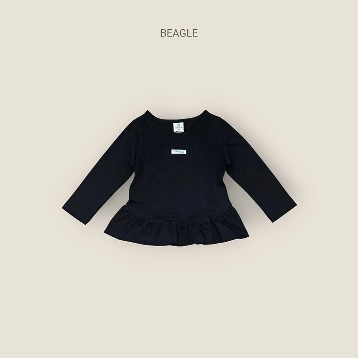 Beagle - Korean Children Fashion - #magicofchildhood - Point One-piece Tee - 4