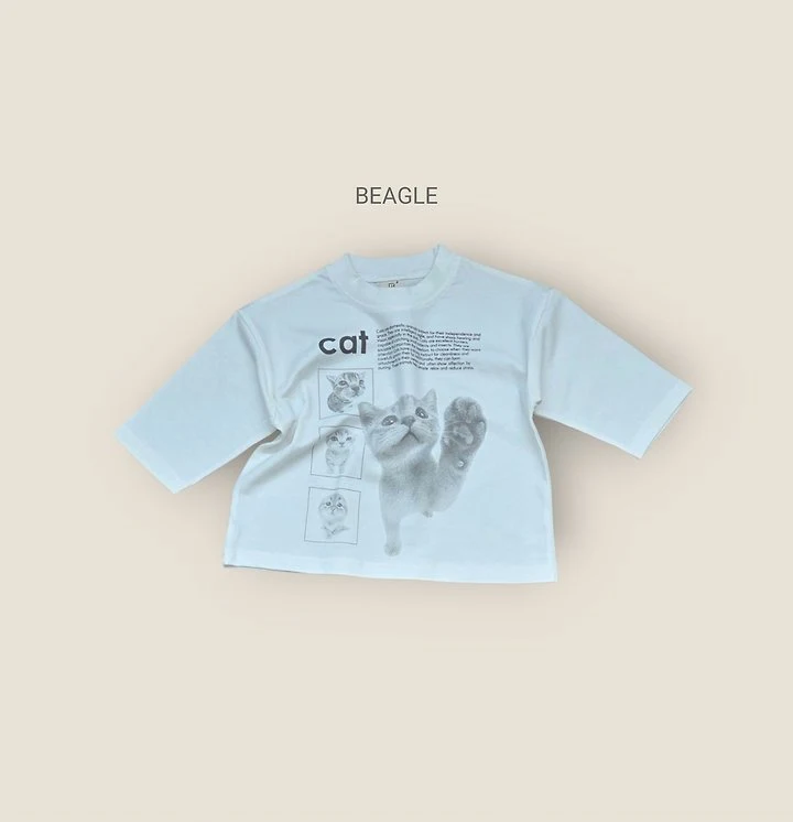 Beagle - Korean Children Fashion - #minifashionista - Kitty Punch Tee - 3