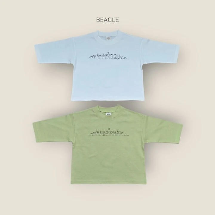 Beagle - Korean Children Fashion - #minifashionista - True Love Tee - 2