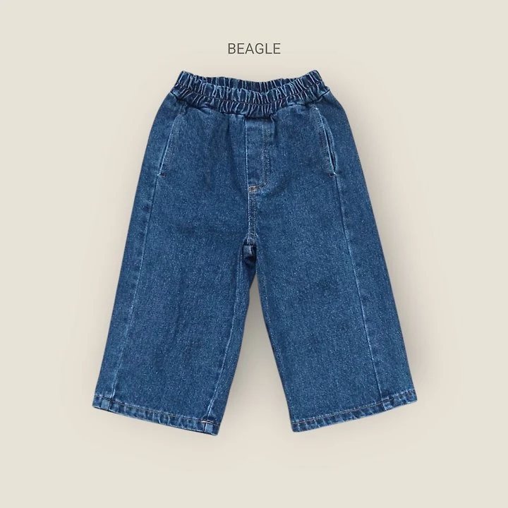 Beagle - Korean Children Fashion - #prettylittlegirls - True Wide Denim Pants - 6