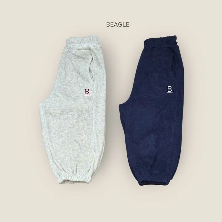 Beagle - Korean Children Fashion - #prettylittlegirls - Beagle Terry Jogger Pants - 2
