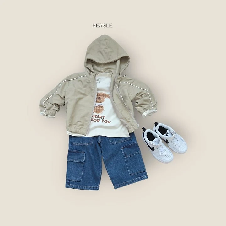 Beagle - Korean Children Fashion - #prettylittlegirls - Puppy Print Tee - 6