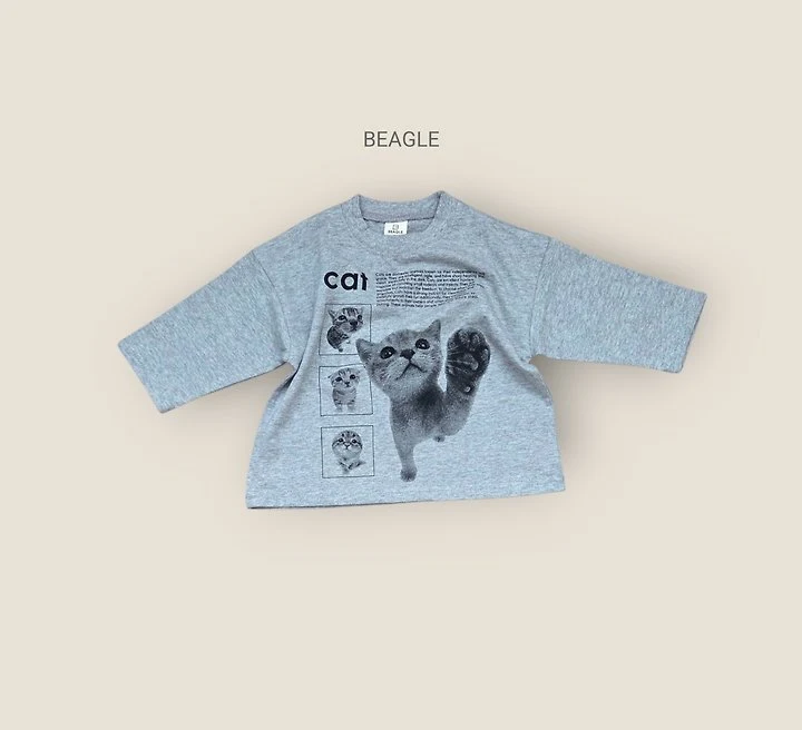 Beagle - Korean Children Fashion - #minifashionista - Kitty Punch Tee - 4