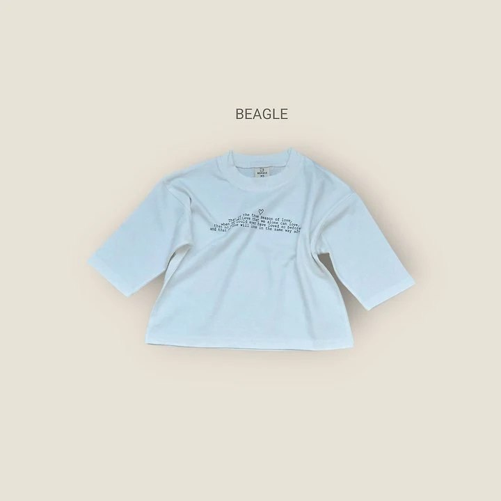 Beagle - Korean Children Fashion - #prettylittlegirls - True Love Tee - 3