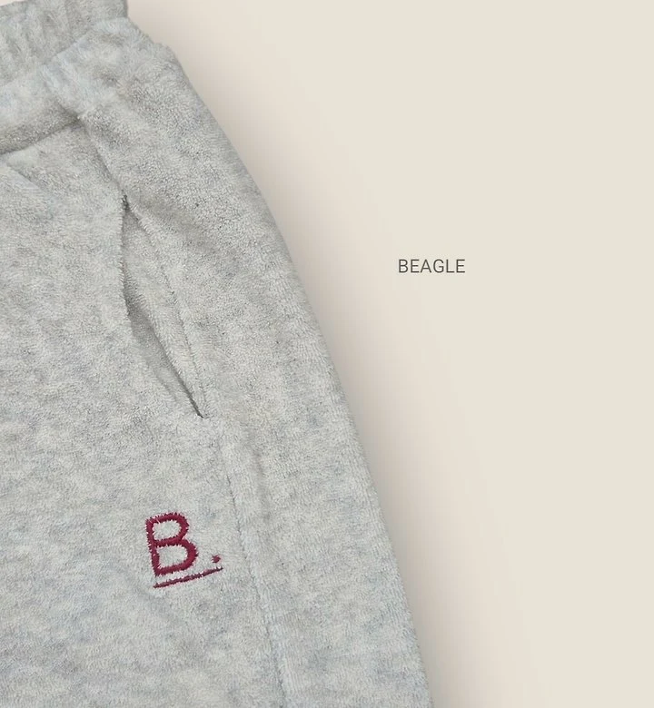 Beagle - Korean Children Fashion - #stylishchildhood - Beagle Terry Jogger Pants - 5