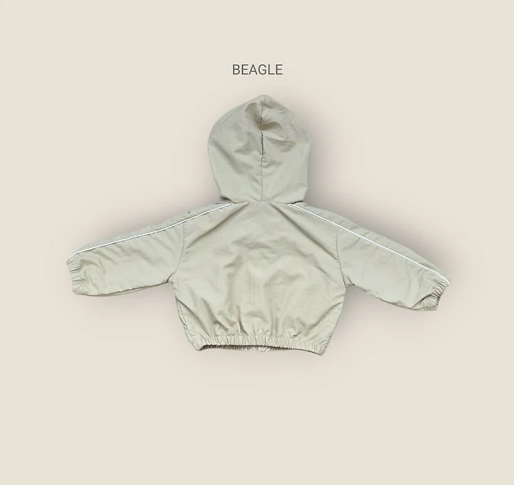 Beagle - Korean Children Fashion - #stylishchildhood - Side Stripe Windbreaker Jacket - 3
