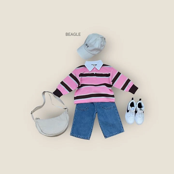Beagle - Korean Children Fashion - #todddlerfashion - Square Pocket Denim Pants - 8