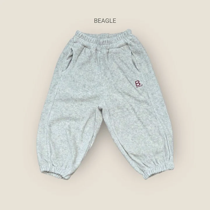 Beagle - Korean Children Fashion - #todddlerfashion - Beagle Terry Jogger Pants - 4