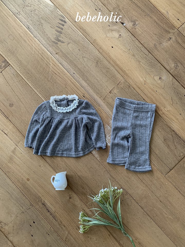 Bebe Holic - Korean Baby Fashion - #babyboutique - Morning Shirring Set - 12