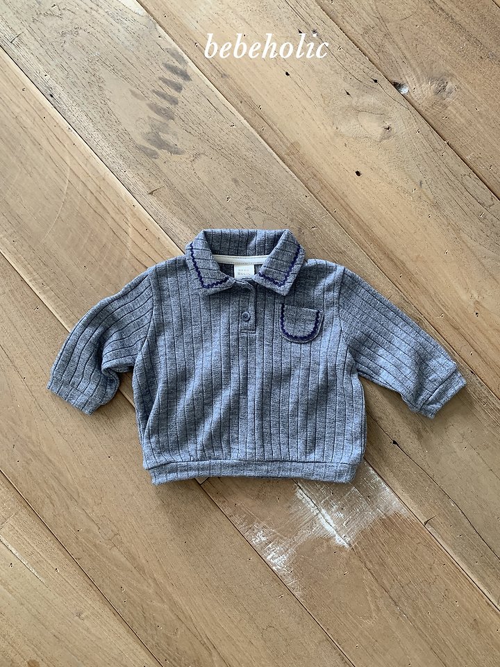 Bebe Holic - Korean Baby Fashion - #babyboutique - Teeny Collar Tee - 10