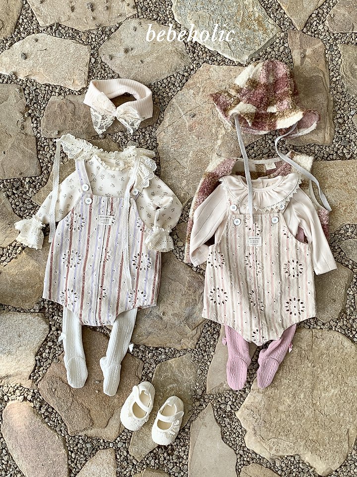 Bebe Holic - Korean Baby Fashion - #babyboutique - Deli Suspender Suit