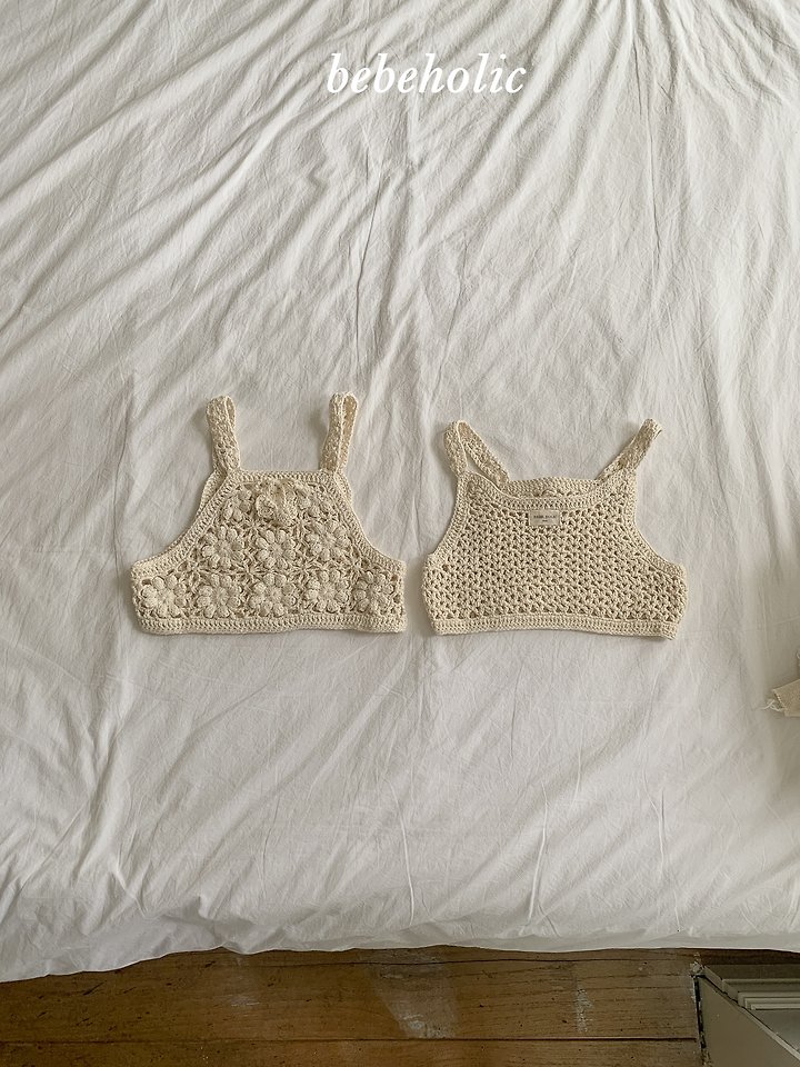 Bebe Holic - Korean Baby Fashion - #babyboutique - Hand Knit Bustier - 4