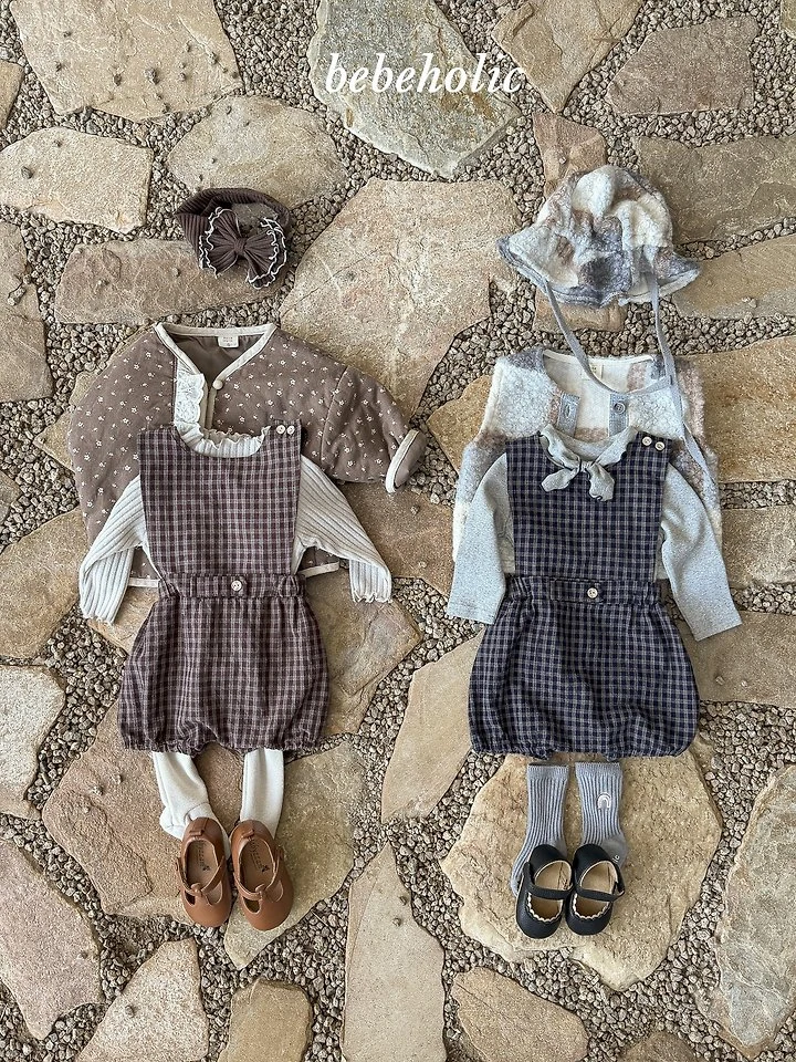 Bebe Holic - Korean Baby Fashion - #babyboutiqueclothing - Cuckoo Suspender Suit