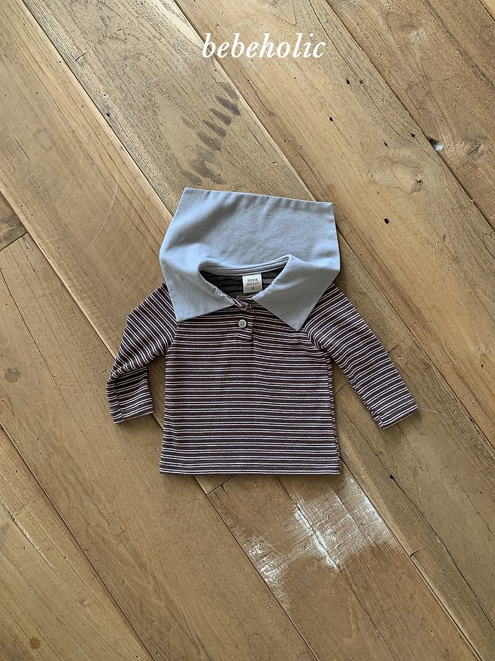 Bebe Holic - Korean Baby Fashion - #babyboutiqueclothing - Kenny Collar Tee - 12