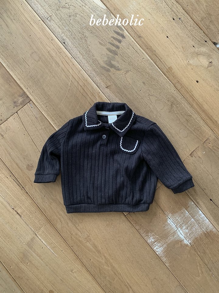 Bebe Holic - Korean Baby Fashion - #babyboutiqueclothing - Teeny Collar Tee - 11