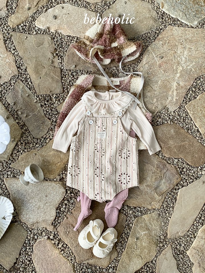 Bebe Holic - Korean Baby Fashion - #babyboutiqueclothing - Deli Suspender Suit - 2