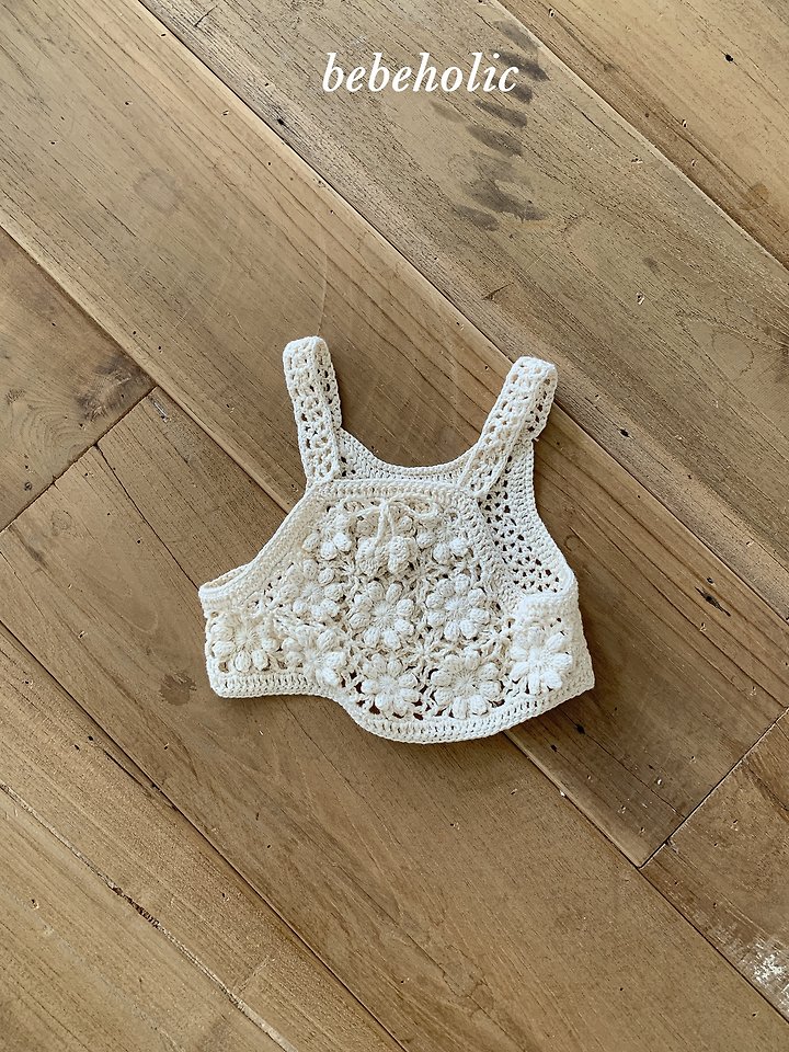 Bebe Holic - Korean Baby Fashion - #babyclothing - Hand Knit Bustier - 5