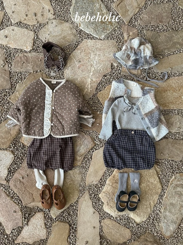 Bebe Holic - Korean Baby Fashion - #babyclothing - Cuckoo Suspender Suit - 2