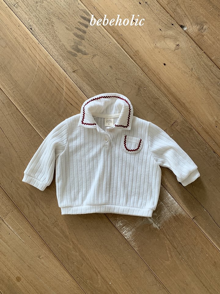 Bebe Holic - Korean Baby Fashion - #babyclothing - Teeny Collar Tee - 12