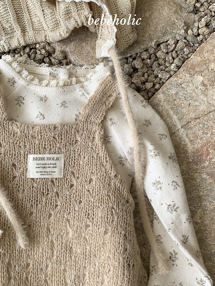 Bebe Holic - Korean Baby Fashion - #babyclothing - Honey Knit Suit - 5