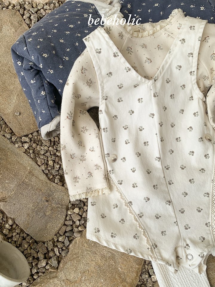 Bebe Holic - Korean Baby Fashion - #babyboutiqueclothing - Eve Suspender Suit - 4