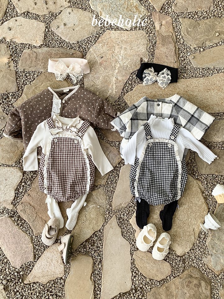 Bebe Holic - Korean Baby Fashion - #babyclothing - Petit Suspender Suit