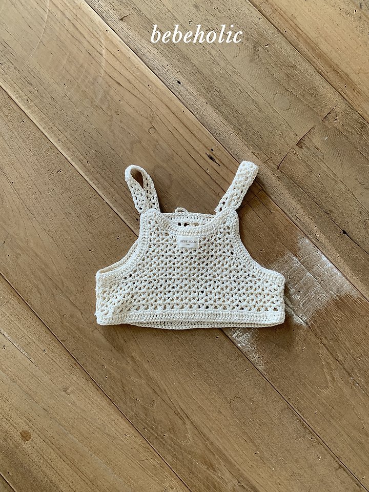 Bebe Holic - Korean Baby Fashion - #babyfashion - Hand Knit Bustier - 6