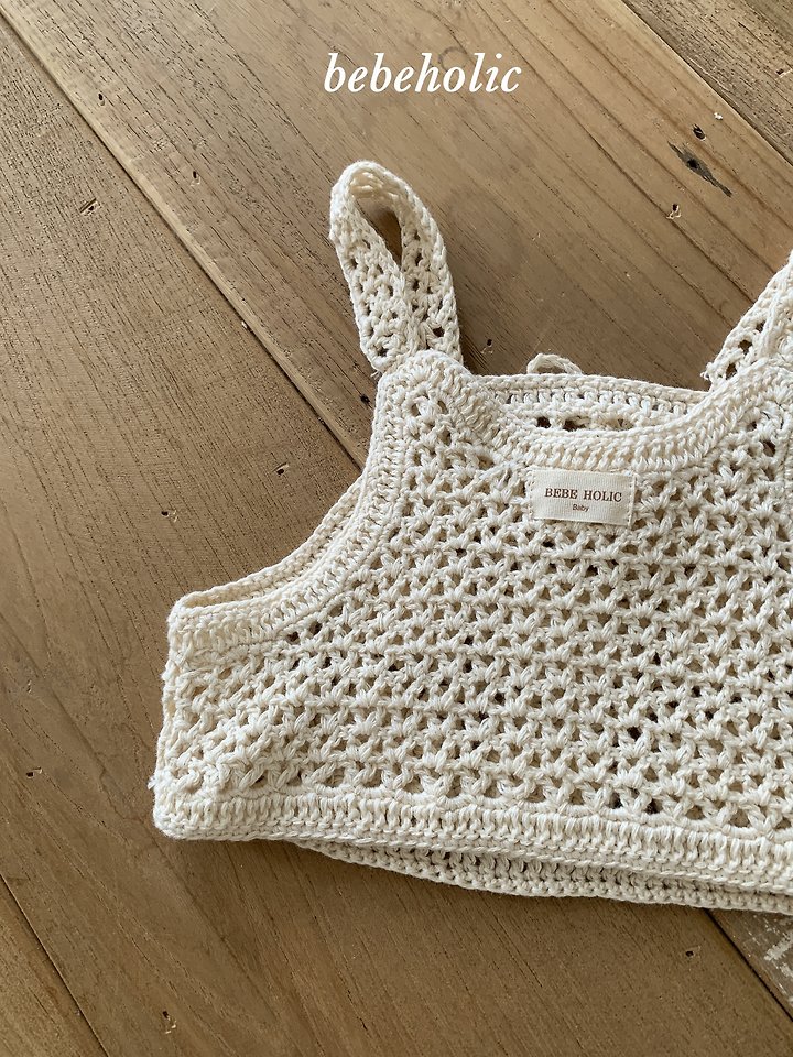 Bebe Holic - Korean Baby Fashion - #babyfever - Hand Knit Bustier - 7