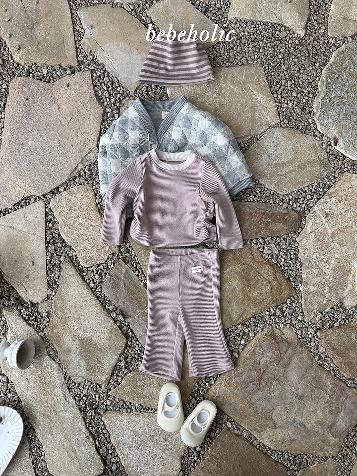 Bebe Holic - Korean Baby Fashion - #babyfever - Pepper Shirring Set - 3