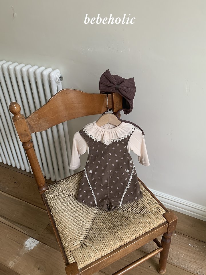 Bebe Holic - Korean Baby Fashion - #babyfever - Eve Suspender Suit - 6