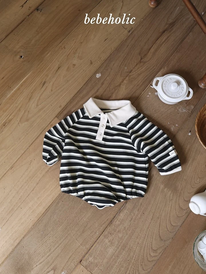 Bebe Holic - Korean Baby Fashion - #babyfever - Striped Suit - 10