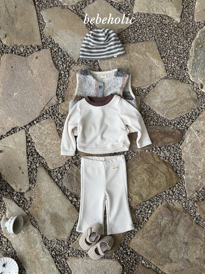 Bebe Holic - Korean Baby Fashion - #babyfever - Pepper Shirring Set - 4
