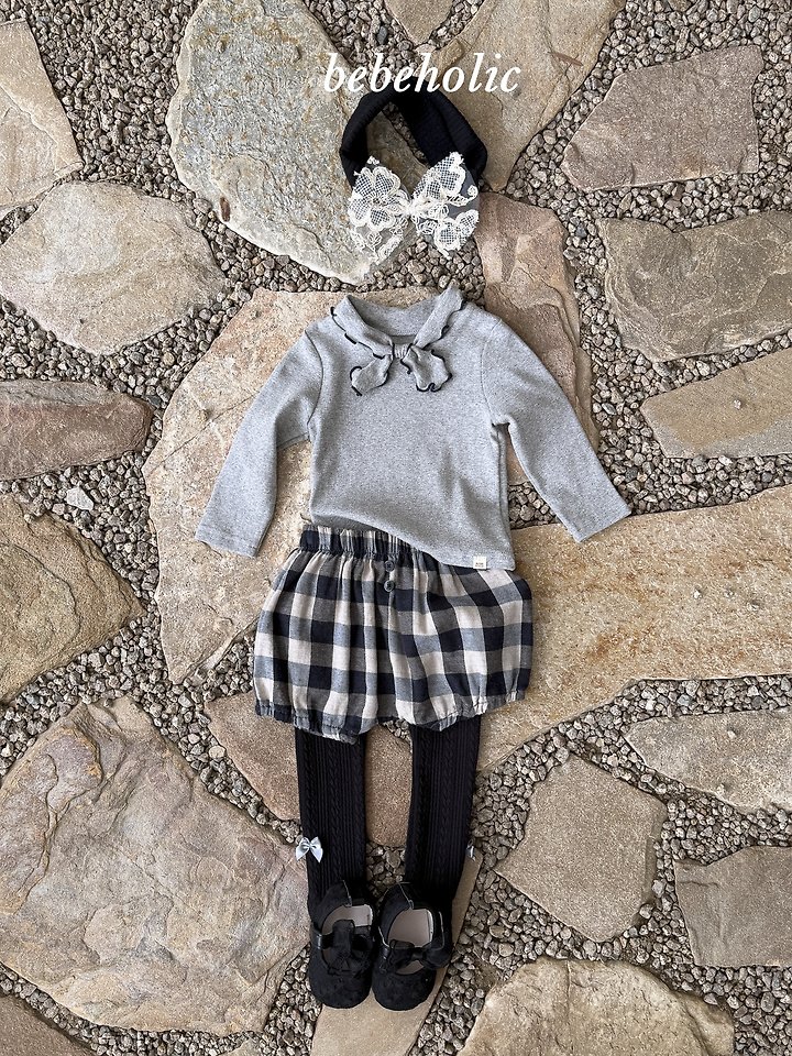 Bebe Holic - Korean Baby Fashion - #babygirlfashion - Tie Tee - 2