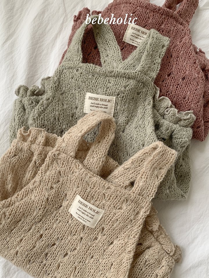 Bebe Holic - Korean Baby Fashion - #babygirlfashion - Honey Knit Suit - 8