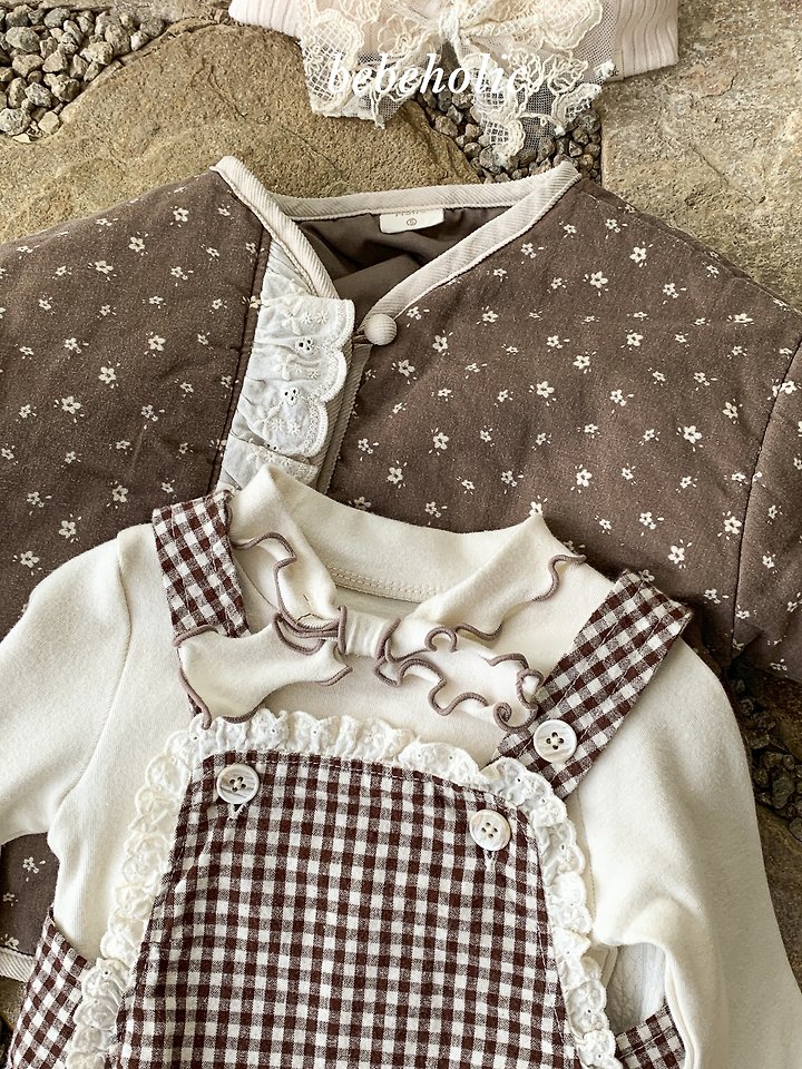 Bebe Holic - Korean Baby Fashion - #babyfever - Petit Suspender Suit - 4