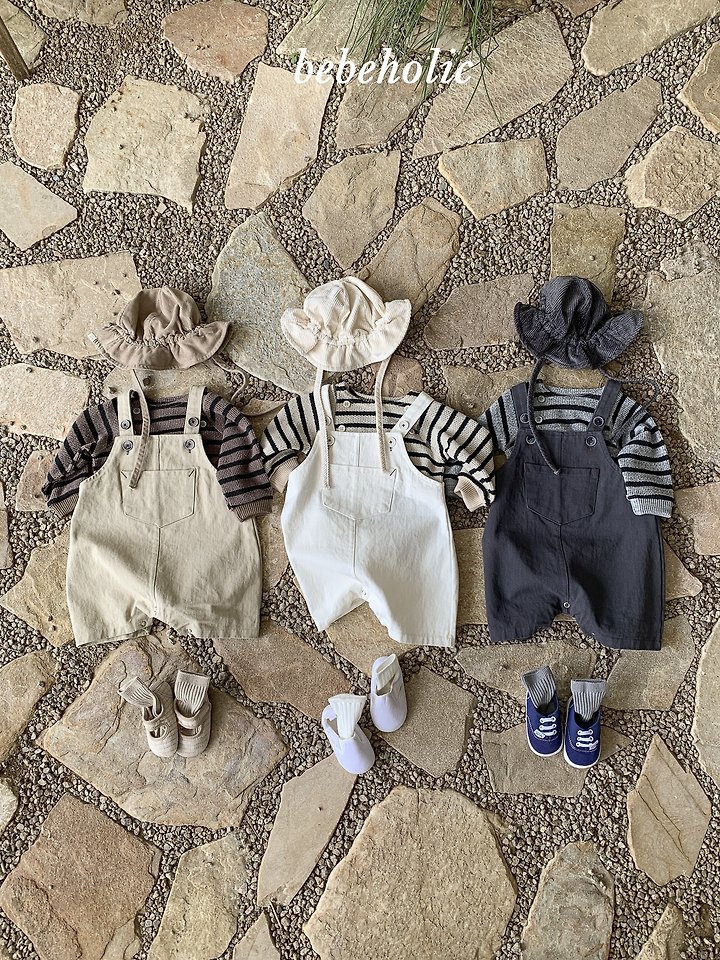 Bebe Holic - Korean Baby Fashion - #babygirlfashion - Day Suspender Suit