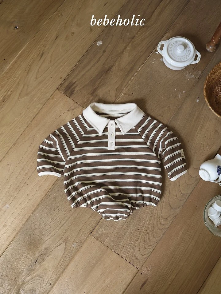 Bebe Holic - Korean Baby Fashion - #babygirlfashion - Striped Suit - 11