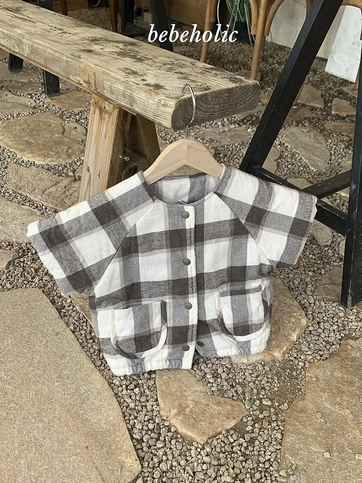 Bebe Holic - Korean Baby Fashion - #babygirlfashion - Check Jumper - 8